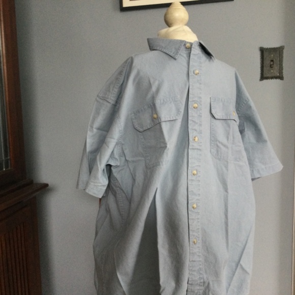 L.L.Bean Sunwashed Canvas Shirt SS . New In packaging - Picture 13 of 16